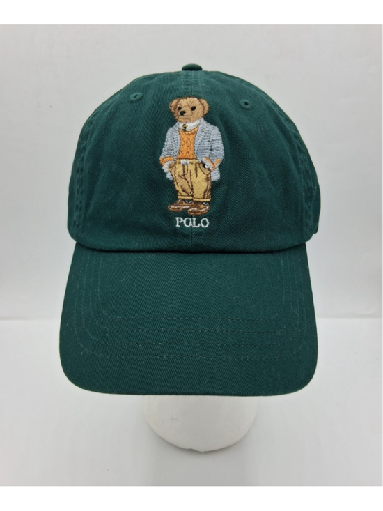 Polo Ralph Lauren Other - POLO RALPH LAUREN Men's Cap Bear Hat Green Leather Strap Preppy